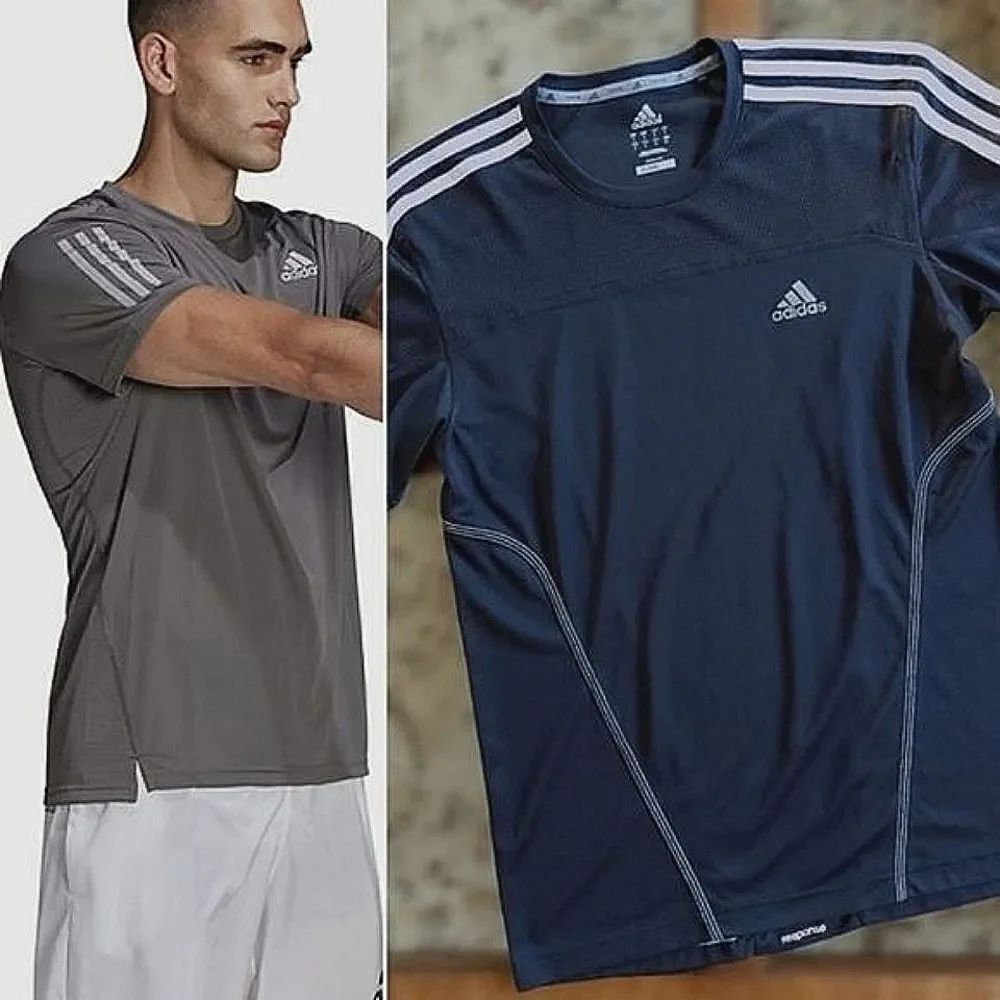 adidas black Response Short Sleeve Tee
